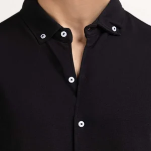 black basic shirt ks hspk23 044 7